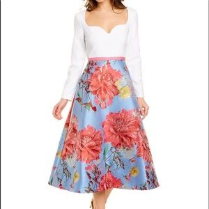 Theia “Alondra A-line Dress” NWT